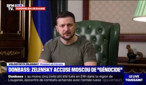 Guerre en Ukraine: Volodymyr Zelensky accuse Moscou de "génocide"