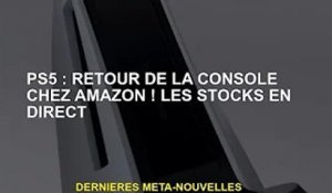 PS5 : La console revient sur Amazon ! bétail vivant