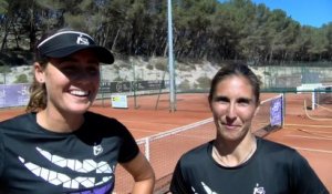 Interview maritima: Ines Bekrar et Manon Peral après la montée d'Istres Sports Tennis en N1