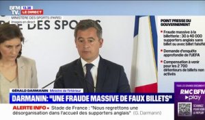 Gérald Darmanin sur les incidents au Stade de France: "Les décisions prises ont évité qu'il y ait des décès"