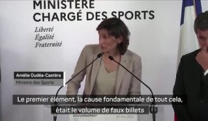 Finale - La ministre des Sports fustige "les spectateurs sans billet" au Stade de France