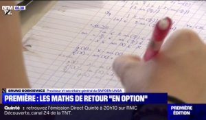 En visite à Marseille, Emmanuel Macron a annoncé le retour des maths "en option" en Première dès la rentrée