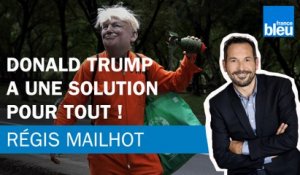 Régis Mailhot : Donald Trump a une solution pour tout !