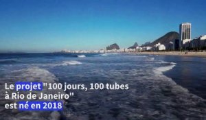 100 jours, 100 tubes: le défi d'un surfeur à Rio