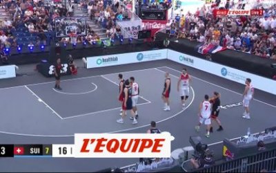 Les Bleus qualifiés pour les quarts de finale - Basket 3X3 - CM (H)