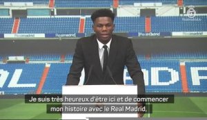 Real Madrid - Tchouameni : "Très heureux d'être ici"