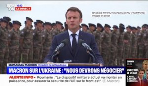 Emmanuel Macron: "Nous, européens, avons besoin d'envoyer des signaux politiques à l'Ukraine"