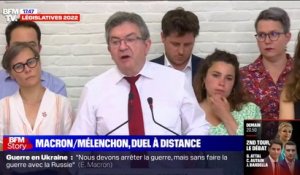 Jean-Luc Mélenchon: "Une cohabitation aura lieu si nous sommes majoritaires et le président de la République devra s'y soumettre"