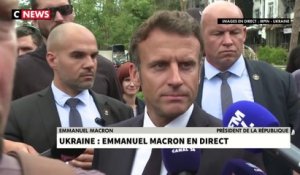 Emmanuel Macron : «Nous avons les premières traces de crimes de guerre»