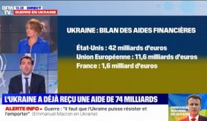 L'Ukraine a déjà reçu 74 milliards d'euros d'aides financières