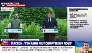 Emmanuel Macron annonce "la fourniture prochaine d'un laboratoire mobile d'analyse ADN" à l'Ukraine