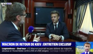 L'Ukraine bientôt dans l'UE ? "Un message envoyé à la Russie" estime Emmanuel Macron sur BFMTV