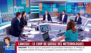 Canicule - Le présentateur météo de LCI Guillaume Woznica tacle le présentateur météo de BFMTV Marc Hay: "Attention à ne pas en faire trop !"