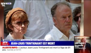 "C'était quelqu'un de rare": Nadine Trintignant rend hommage à Jean-Louis Trintignant