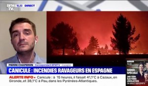 Canicule: des incendies ravageurs en Espagne