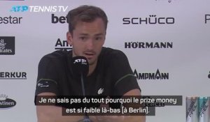Halle - Medvedev : "Je serai heureux si les joueuses gagnaient plus que nous"