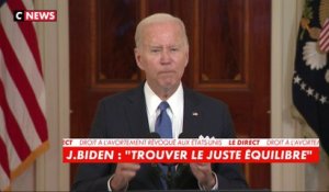 Joe Biden : «Ce sont les femmes les plus pauvres qui vont être impactées. C'est cruel !»