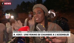«Merci à la France», déclare Rachel Kéké (NUPES), élue députée de la 7e circonscription du Val-de-Marne #LaMatinale