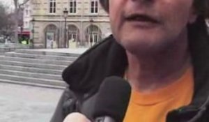 Paris 15eme : "Mécontent" du président de la république
