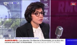 Rachida Dati: "Le milieu politique n'accepte pas de respecter la dignité des femmes"