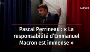 Pascal Perrineau : « La responsabilité d’Emmanuel Macron est immense »