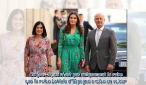 Letizia d'Espagne printanière - elle ressort sa robe préférée