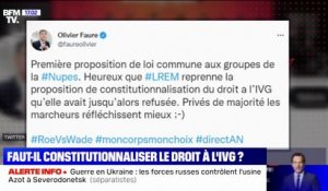 Faut-il constitutionnaliser le droit à l'avortement en France?
