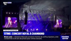 Le concert royal de Sting au château de Chambord