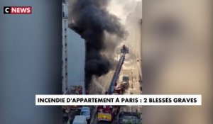 Incendie d'appartement à Paris : 2 blessés graves