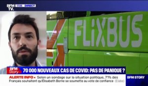 Charles Billiard (FlixBus): "On encourage vivement nos passagers et nos agents à remettre le masque dans nos bus"