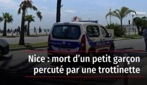 Nice : mort d’un petit garçon percuté par une trottinette