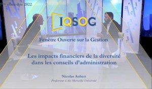 Les impacts financiers de la diversité dans les conseils d’administration [Nicolas Aubert]