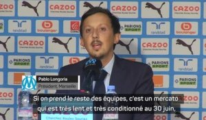 Marseille - Longoria demande de la patience pour le mercato