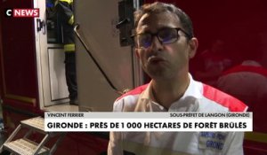 Gironde : près de 1.700 hectares de forêt brûlés