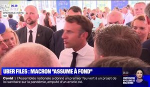 Uber Files: "Ça m'en touche une sans bouger l'autre", assume Emmanuel Macron assume