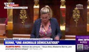 Mathilde Panot à Élisabeth Borne: "Ceux qui ne voteront pas cette motion de censure seront les partisans de votre politique"