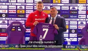 Fiorentina - Jovic prend le numéro 7 et veut s'inspirer de Cristiano Ronaldo