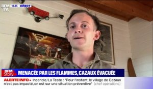 "Mon restaurant est juste devant les flammes ce soir [...] J'ai le cœur gros" témoigne ce patron face aux incendies en Gironde