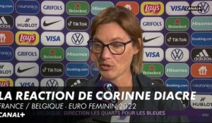 La réaction de Corinne Diacre - France / Belgique - Euro Féminin 2022