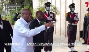 Le président Ouattara reçoit Gbagbo et Bédié au Palais présidentiel