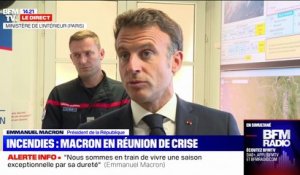 Incendies en Gironde: Emmanuel Macron annonce un renfort de Grèce et d'Italie