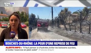 La peur d'une reprise de feu dans les Bouches-du-Rhône