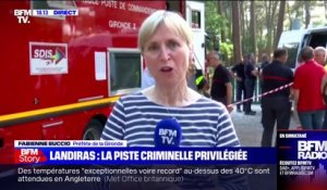 Fabienne Buccio, préfète de Gironde: "Le feu n'est pas fixé"