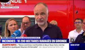 Incendies en Gironde: quatre sapeurs-pompiers légèrement blessés