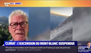 L'ascension du Mont-Blanc par la voie la plus empruntée suspendue après des éboulements