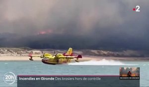 Incendies en Girondes - Retour sur le week-end catastrophe avec le combat des pompiers face aux feu