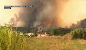 Incendies en Europe:  la France, l'Espagne et le Portugal frappés par des feux de forêts