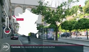 Canicule en France : Des dizaines de villes ont battu hier les records historiques de températures avec parfois plus de 40 degrés !