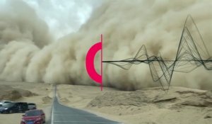 Une tempête de sable massive frappe le nord-ouest de la Chine