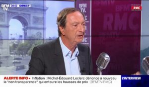 "Profiteurs de guerre": Michel-Édouard Leclerc juge "étonnant" que le Sénat "lui renvoie la balle"